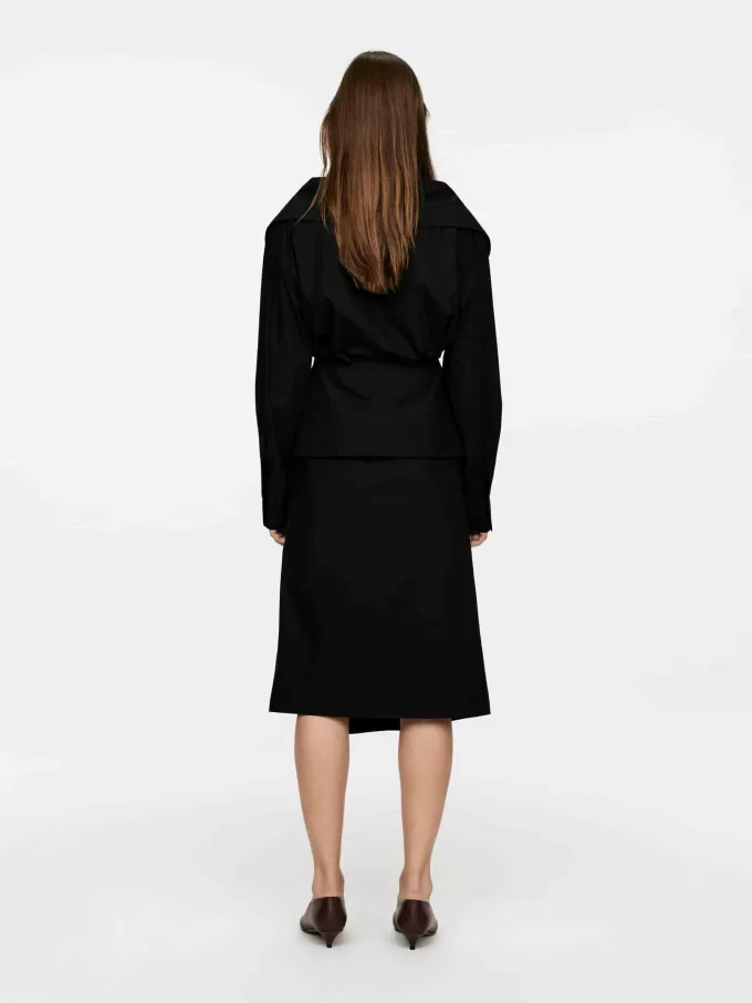 Wickelrock aus Popeline