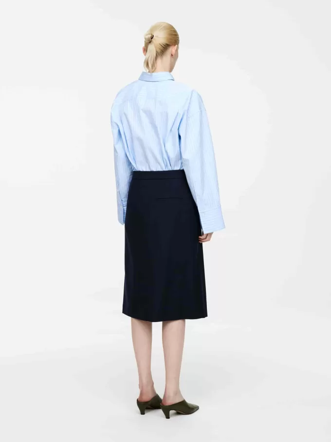 Wickelrock aus Wolle