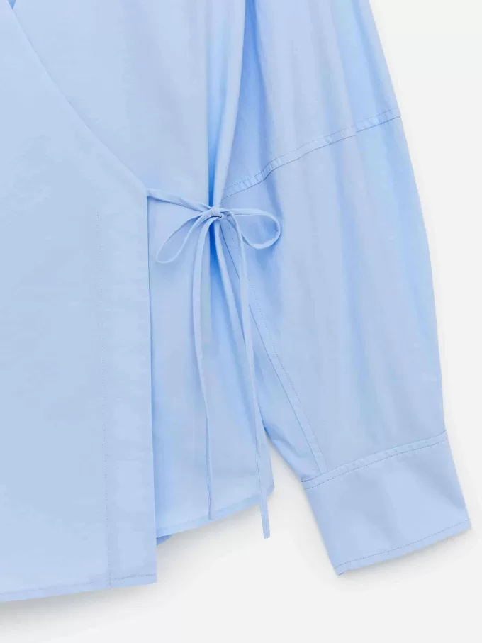 Wickeltop aus Baumwolle