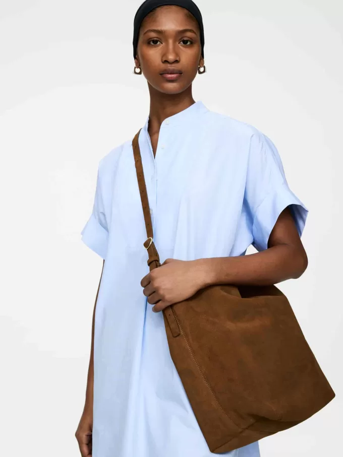 Wildleder-Einkaufstasche