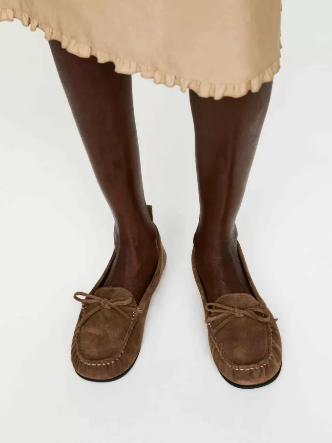 Wildleder-Mokassin-Loafer