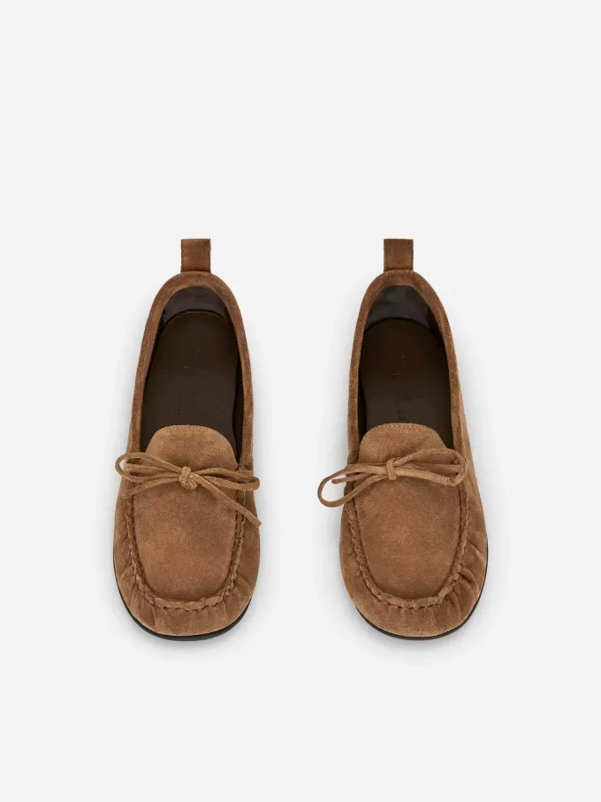 Wildleder-Mokassin-Loafer
