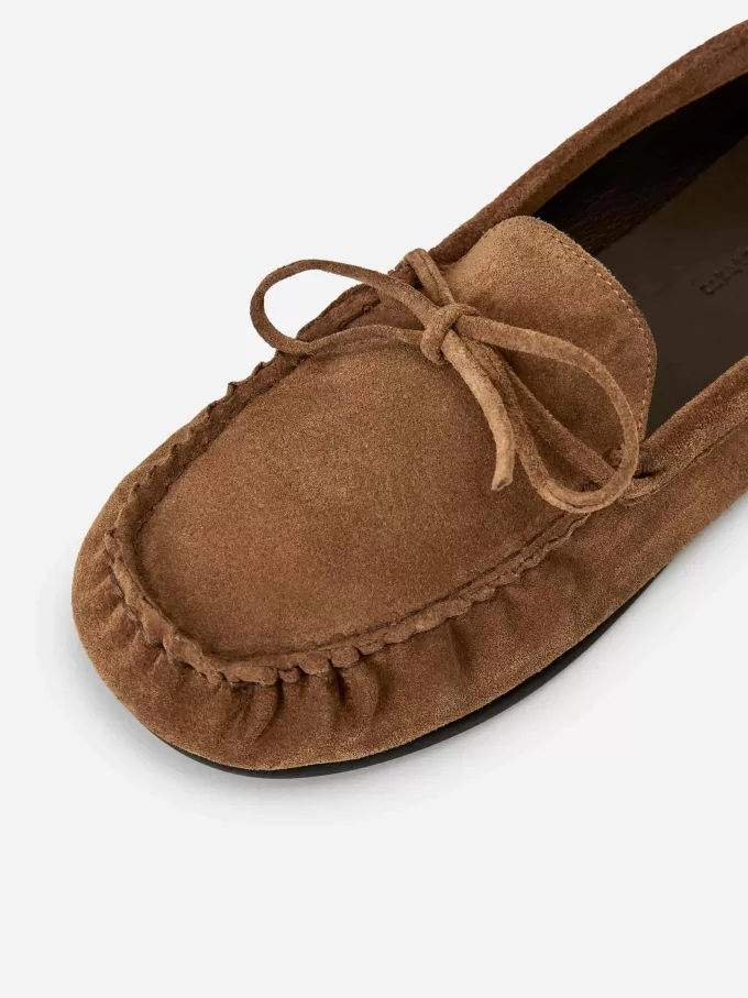 Wildleder-Mokassin-Loafer